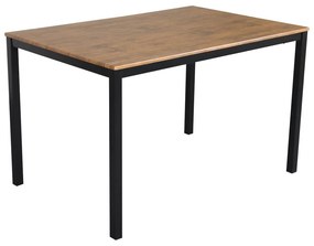 Jedálenský set Hungria (dub tmavý + čierna) (pre 4 osoby). Vlastná spoľahlivá doprava až k Vám domov. 1116359