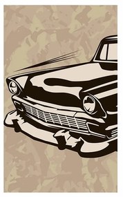 Plagát s paspartou retro veterán - 30x45 white