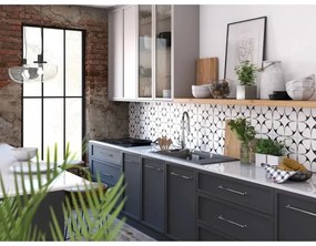 Deante BDH_072M - Drezová batéria s vyťahovacou sprškou LUKRECJA lesklý chróm