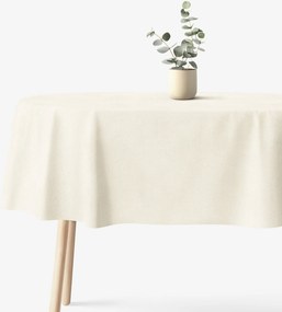 Goldea oválny obrus malaga - smotanový 120 x 180 cm