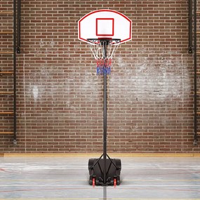 InternetovaZahrada Basketbalový kôš s kolieskami - 179-209 cm