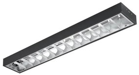 Žiarivkové svietidlo T8 2xG13/18W/230V 120 cm čierna