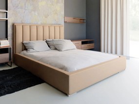 PROXIMA.store - Minimalistická čalúnená posteľ STELLA ROZMER: 140 x 200 cm, TYP ROŠTU: KOVOVÝ ROŠT