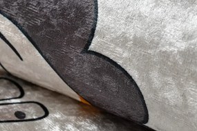 Detský koberec protišmykový BAMBINO 61570 krémový / zelený