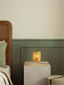 Dizajnová stolová lampa Canto prírodná