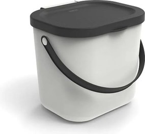 Kôš na triedený odpad ALBULA biely 6 l