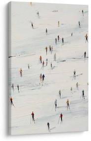 Obraz zimné radovánky na svahu