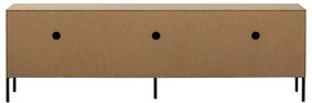 TV stolík z dubového dreva v prírodnej farbe 180x56x46 cm Bono – WOOOD