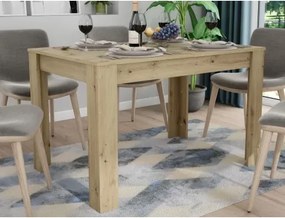 Jedálenský stôl Adam 120x80 cm, dub artisan, rozkladací%