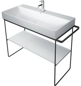 DURAVIT DuraSquare sklenená polička pre kovové podstavce 003103 a 003104, 970 x 380 x 8 mm, Cubic Line, 0099658200