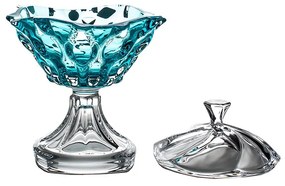 KRIŠTÁĽOVÁ MISKA BOHEMIA SAMBA AQUAMARINE 305MM