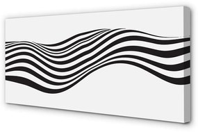 Obraz na plátne Zebra pruhy vlna 120x60 cm