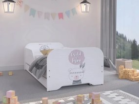 DomTextilu Nádherná detská posteľ 140 x 70 cm s roztomilým medvedíkom  Biela 46235