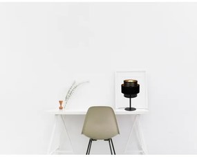 Stolná lampa NESS 1xE27/60W/230V čierna