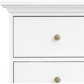 Biela nízka komoda 183x87 cm Paris – Tvilum