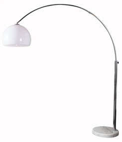 Dizajnová stojanová lampa Arch biela