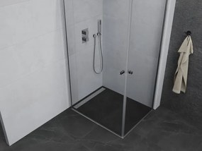 Mexen Pretoria sprchový kút duo 80x70 cm, chrómový profil, 6mm číre sklo, 852-080-070-02-00