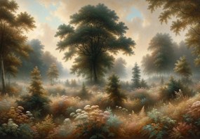 Fototapeta - Zarastený palouček (147x102 cm)