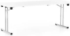 Skladací stôl 200 x 80 cm, biela