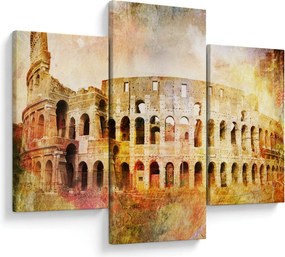 Obraz - Digitálna maľba, koloseum, Rím, Taliansko (90x60 cm)