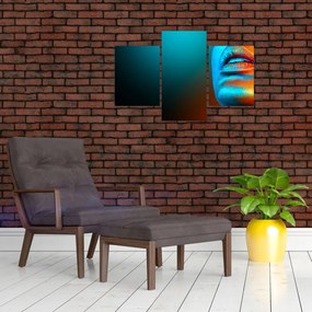 Obraz - Trblietavá tvár (90x60 cm)