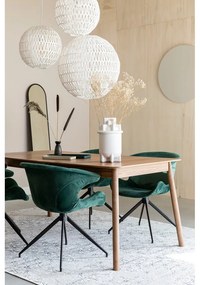 Rozkladací jedálenský stôl s doskou v dekore orechového dreva 90x180 cm Glimps – Zuiver