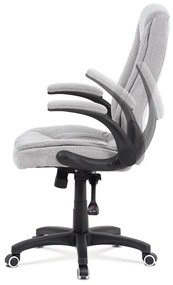 BONTEC Kancelárske kreslo, synchrónny mechanizmus, strieborná látka, KA-G303 SIL2 Farba: Strieborná
