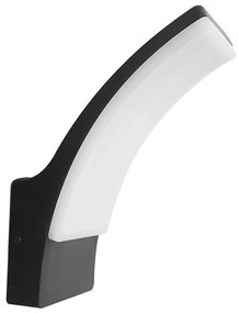 LED Vonkajšie nástenné svietidlo AMY LED/12W/230V IP44 čierna