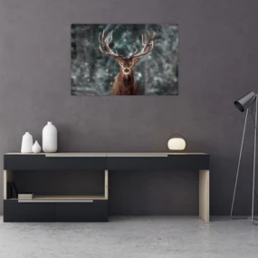 Obraz - Majestátnosť jeleňa (90x60 cm)