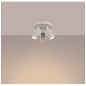 Krémovobiele bodové svietidlo Gleam – Sollux