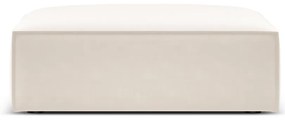 Béžová zamatová podnožka Vanda – Mazzini Sofas