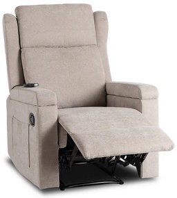 Masážne kreslo ANDREA, bežová látka