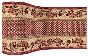 Behúň ATLAS PP 7192B tmavý béžový, červený
