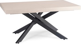 Vintino Stôl AGORDO 160–240 cm kašmír/čierny