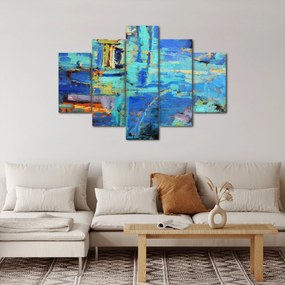 Obraz - Abstraktné olejomaľba (150x105 cm)