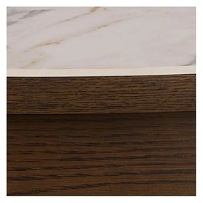 Okrúhly rozkladací jedálenský stôl s keramickou doskou ø 120 cm Southampton – Actona