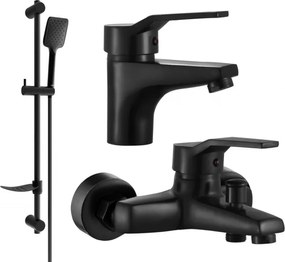 Mexen Caro DF62 vaňová súprava, čierna - 746603DF62-70