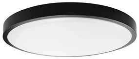 V-Tac LED Kúpeľňové stropné svietidlo LED/24W/230V IP44 4000K pr. 29 cm čierna VT1835