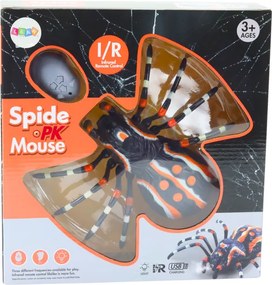 LEAN Toys Infračervené diaľkovo ovládané parné svetlá RC Spider