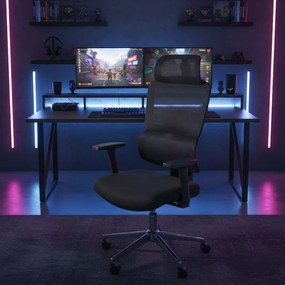 Ergonomická sieťovaná kancelárska stolička s nastaviteľnou opierkou hlavy
