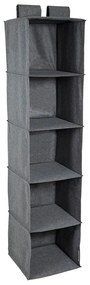 Organizér do skrine 30x30x133,5 cm, čierny