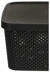 Úložný kôš Black1, 27,5x15x22 cm