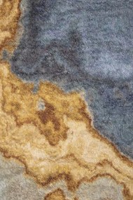 Koberec MILANO 40011-01 sivý / zlatý