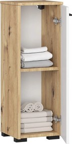 Kúpeľňová skrinka Fin S30 1D 30 cm dub - výber z 4 prevedení