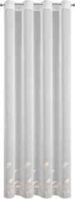 ZÁCLONA NA KRÚŽKOCH TASHA1 140X250 CM VZOROVANÁ