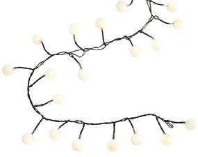 Vianočné svetelná reťaz zelená so 100 LED diódami biela 5m IP44 - Dasher