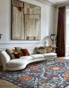 Farebný koberec s kvetinovým vzorom Suzani Nordic 9730 - 140x200