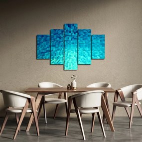 Obraz - abstraktné kocky (150x105 cm)