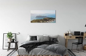 Obraz canvas Island loď salašnícky morská 140x70 cm