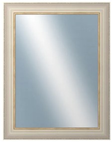 DANTIK - Zrkadlo v rámu, rozmer s rámom 70x90 cm z lišty GREECE biela (2639)